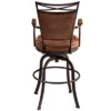 Bridgetown Tilt Base Barstool - Aged Bronze - Hillsdale Furniture