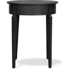 Thaddeus Round Side Table Dark Gray - Finch 12 Thaddeus Round Side Table Dark Gray - Finch -Baxton Studio Shop GUEST 44bea6af b95a 4200 acd1 3f86cfd5d09c