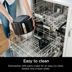 Ninja 4qt Air Fryer - Black AF101: Stainless Steel, 1550W, Digital Control, Dishwasher-Safe, 1-Year Warranty 13 Ninja 4qt Air Fryer - Black AF101: Stainless Steel, 1550W, Digital Control, Dishwasher-Safe, 1-Year Warranty -Baxton Studio Shop GUEST 44cd7e47 d9c5 40a1 8054 5647e006c8b4