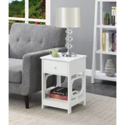 Omega 1 Drawer End Table - Breighton Home