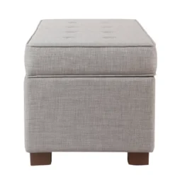 Shelton Tufted Top Storage Ottoman - Gray - Threshold™: Upholstered Rectangular Furniture With Lid 9 Shelton Tufted Top Storage Ottoman - Gray - Threshold™: Upholstered Rectangular Furniture With Lid -Baxton Studio Shop GUEST 455754a9 668e 4176 8a11 6134a416b504