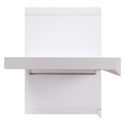 Donjala 4 Bottle Floating Wine Rack White/Light Brown - MiBasics 4 Donjala 4 Bottle Floating Wine Rack White/Light Brown - MiBasics - Image 4