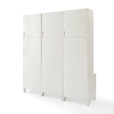 3pc Fremont Entryway Set Distressed White - Crosley 7 3pc Fremont Entryway Set Distressed White - Crosley - Image 7