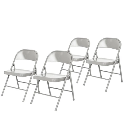 Set Of 4 All Steel Folding Chairs - Hampden Furnishings 8 Set Of 4 All Steel Folding Chairs - Hampden Furnishings - Image 8