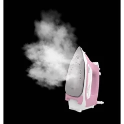 Oliso ProPlus Smart Iron Pink: Ceramic Sole Plate, Automatic Shut-Off, 1800W, Comfort-Grip, Vertical Steam, Anti-Drip -Baxton Studio Shop GUEST 46b6ba14 f1ff 492e 8a7a 9da62fce15de