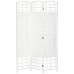 HOMCOM Room Divider, Folding Privacy Screen, 5.6' Room Separator, Wave Fiber Freestanding Partition Wall Divider 7 HOMCOM Room Divider, Folding Privacy Screen, 5.6' Room Separator, Wave Fiber Freestanding Partition Wall Divider -Baxton Studio Shop GUEST 46f33611 a58d 4924 9386 60739271e473