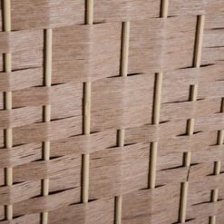 HOMCOM 6' Tall Wicker Weave 3 Panel Room Divider Privacy Screen - Natural -Baxton Studio Shop GUEST 471aa09a 1beb 4801 a5f3 7a91f5797476