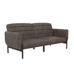 Ash Futon Distressed Faux Leather - Room & Joy 29 Ash Futon Distressed Faux Leather - Room & Joy -Baxton Studio Shop GUEST 4789f921 bd8f 4d5d b06b 6412e05a788c