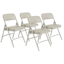 Set Of 4 Premium Vinyl Padded Folding Chairs - Hampden Furnishings -Baxton Studio Shop GUEST 47916b0d df9f 4c4b 9736 481ac4d50cab