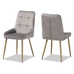 2pc Gavino Metal Dining Chair Set - Baxton Studio -Baxton Studio Shop GUEST 47c84f9d dc69 4f97 be29 7982e3f8d265