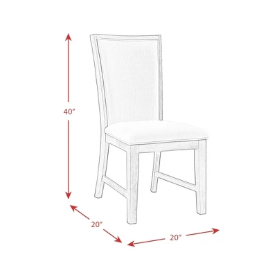 2pc Jasper Dining Slat Back Side Chair Set Black - Picket House Furnishings 10 2pc Jasper Dining Slat Back Side Chair Set Black - Picket House Furnishings - Image 10