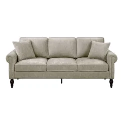 Evok Contemporary Chenille Upholstered Sofa - MiBasics -Baxton Studio Shop GUEST 48225afe c19d 4775 9e7f f408a48a775d