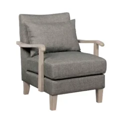 Forrester Wood Arm Accent Chair - MiBasics -Baxton Studio Shop GUEST 48318d91 b4e1 49d4 8cdf 8b7ce9bec2f1