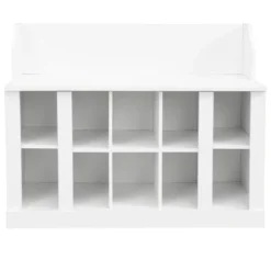 MOEPISY Elegant Hall Tree With Wall Mounted Coat Rack, Entryway Organizer For Hallway, Foyer, Mudroom, White 21 MOEPISY Elegant Hall Tree With Wall Mounted Coat Rack, Entryway Organizer For Hallway, Foyer, Mudroom, White -Baxton Studio Shop GUEST 48382ec0 26d3 40d9 b8d7 f43fad527eb1