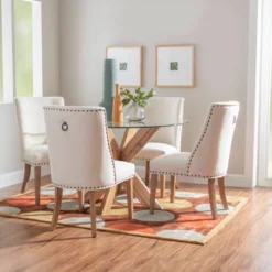 Set Of 2 Axbridge Side Chairs - Powell -Baxton Studio Shop GUEST 484a6d3f 762e 4b9f 9c0d 42f3b91408f2