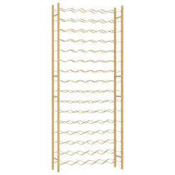 VidaXL Elegant Gold Metal Wine Rack - Freestanding Bottle Holder, Stores 96 Bottles, For Modern Home Bar/Kitchen Storage - 25.2" X 8.7" X 61.8" 17 VidaXL Elegant Gold Metal Wine Rack - Freestanding Bottle Holder, Stores 96 Bottles, For Modern Home Bar/Kitchen Storage - 25.2" X 8.7" X 61.8" -Baxton Studio Shop GUEST 488dc8dd c96a 47b3 a5dc eb2da58ea4c5