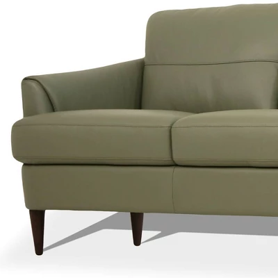 83" Helena Sofa Moss Green Leather - Acme Furniture 2 83" Helena Sofa Moss Green Leather - Acme Furniture - Image 2