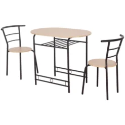 Costway 3 PCS Dining Set Table And 2 Chairs Home Kitchen Breakfast Bistro Pub Furniture -Baxton Studio Shop GUEST 4927af37 e6dd 467b b620 d8166ca37e8f