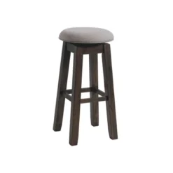 2pc 30" Steele Swivel Barstool Set Smokey Walnut - Picket House Furnishings