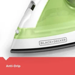 Black & Decker BLACK+DECKER Easy Steam Compact Iron, 2X Smoother Glide, Nonstick Soleplate & Anti-Drip 18 Black & Decker BLACK+DECKER Easy Steam Compact Iron, 2X Smoother Glide, Nonstick Soleplate & Anti-Drip -Baxton Studio Shop GUEST 497f51f3 2f4a 4546 9144 4d5b82b7fa3e