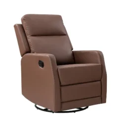 Ofelia Wooden Upholstery Wingback Swivel Recliner For Bedroom And Living Room |Artful Living Design -Baxton Studio Shop GUEST 4a5bec8a 814d 4aa6 9186 9e5c0bd1c54d