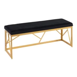 Folia 44" Bench - LumiSource 18 Folia 44" Bench - LumiSource -Baxton Studio Shop GUEST 4a6ccb55 3b19 404e 9903 6a45b997a9cc