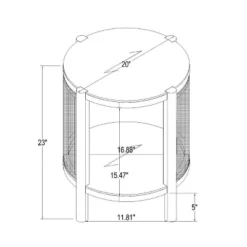 Portola Hills Woven Accent Table - Threshold™ Designed With Studio McGee 16 Portola Hills Woven Accent Table - Threshold™ Designed With Studio McGee -Baxton Studio Shop GUEST 4adf35f8 0ed1 4393 b30c c5682441d8d8