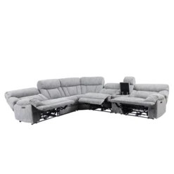 6pc Park City Dual Power Reclining Sectional Sofas Gray - Steve Silver Co. 12 6pc Park City Dual Power Reclining Sectional Sofas Gray - Steve Silver Co. -Baxton Studio Shop GUEST 4b0c1301 1f53 4706 8bc5 ab2639e892f7