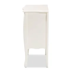 Eliya Wood 3 Drawer Storage Cabinet White - Baxton Studio -Baxton Studio Shop GUEST 4b44f3c4 5807 4201 adcc 90091b1753e1