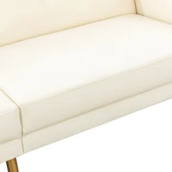 Lanna 76"Wide Vegan Leather Modern Style Convertible Futon Sofa Bed For Living Room Guest Bedroom | ARTFUL LIVING DESIGN 21 Lanna 76"Wide Vegan Leather Modern Style Convertible Futon Sofa Bed For Living Room Guest Bedroom | ARTFUL LIVING DESIGN -Baxton Studio Shop GUEST 4b88fbc9 e903 403c b69d d70407a5deba