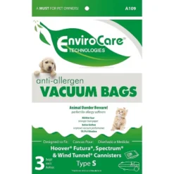 Hoover Style S Futura, Spectrum, Power Max Vacuum Cleaners Allergen Filtration Vacuum Cleaner Dust Bags 3 Pack