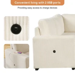 U-Shaped Modular Sofa With Storage Lounge Chair, 6-Seater Oversized Sofa With USB Interface - ModernLuxe 19 U-Shaped Modular Sofa With Storage Lounge Chair, 6-Seater Oversized Sofa With USB Interface - ModernLuxe -Baxton Studio Shop GUEST 4b9e37c9 28e6 4f77 acc0 090baf4cf38b