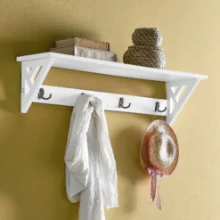 36" Middlebury Coat Hook With Bench Hall Tree Set White - Alaterre Furniture -Baxton Studio Shop GUEST 4bb2afb1 850a 4b6b b002 7b0e40dfbc12
