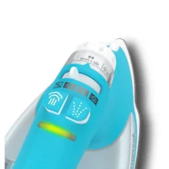 Oliso ProPlus Smart Iron Turquoise: Ceramic Soleplate, Automatic Shut-Off, 1800W, Vertical Steam, Anti-Drip, 12.7oz Tank -Baxton Studio Shop GUEST 4bf65f8d a0ad 4d1a 9703 e16cf076d9f5