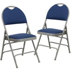 Flash Furniture 2 Pack HERCULES Series Extra Large Ultra-Premium Triple Braced Metal Folding Chair With Easy-Carry Handle 27 Flash Furniture 2 Pack HERCULES Series Extra Large Ultra-Premium Triple Braced Metal Folding Chair With Easy-Carry Handle -Baxton Studio Shop GUEST 4c0ffeef 5d45 46a8 9da1 86e8c4756066