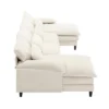 4 Seater U Shaped Modular Sectional Sofa Couch For Living Room, Corner Sofa With 4pcs Waist Pillows