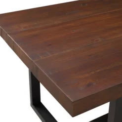 72" Modern Farmhouse Solid Wood Distressed Plank Top Dining Table - Saracina Home 9 72" Modern Farmhouse Solid Wood Distressed Plank Top Dining Table - Saracina Home -Baxton Studio Shop GUEST 4c7771cf 0134 4e60 af5f adf6bf8766c0