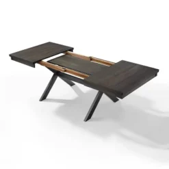 7pc Hayden Extendable Dining Set With Weston Chairs Distressed Gray/Slate - Crosley -Baxton Studio Shop GUEST 4c9b0f6a 1e7a 4c97 81c6 59a2db625865 1