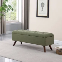 Modern Tufted Storage Bench - HomePop -Baxton Studio Shop GUEST 4cb0441c 33ea 47c0 91a6 0afab858fbb3