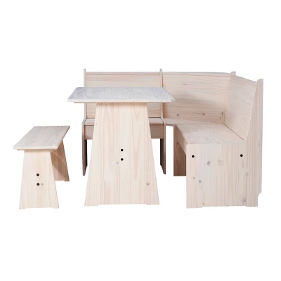 Whatley Corner Nook Dining Set - Linon 2 Whatley Corner Nook Dining Set - Linon - Image 2