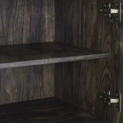 Jacobsen TV Stand For TVs Up To 55" Dark Gray - Crosley -Baxton Studio Shop GUEST 4cf9f026 4b1d 47d7 8245 c72552edb00c