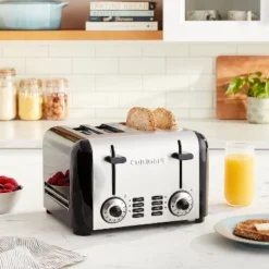 Cuisinart CPT-340P1 4 Slice Toast & Bagels Compact Toaster Stainless Steel/Black- Certified Refurbished -Baxton Studio Shop GUEST 4d39d894 6a12 4c46 a64e 8ac02f488a91