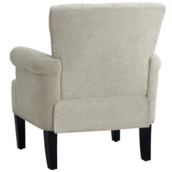 Accent Rivet Tufted Polyester Armchair-ModernLuxe 12 Accent Rivet Tufted Polyester Armchair-ModernLuxe -Baxton Studio Shop GUEST 4d45d298 1ef5 4af9 92f3 6fc4fa0d89c0
