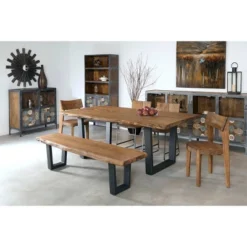 Sequoia Dining Table 2 Cartons Brown - Treasure Trove Accents -Baxton Studio Shop GUEST 4d822b5e fafe 43bb 8dfe 2375bc4e4d55