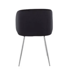 Set Of 2 Fran Dining Chairs Velvet/Metal - LumiSource -Baxton Studio Shop GUEST 4ded8ef7 fbb9 4573 a35a e8587f932b87