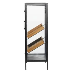 Contemporary Wood Standing Wine Rack Black - Olivia & May -Baxton Studio Shop GUEST 4e118359 8d36 4030 867c 40a4d3b0686a