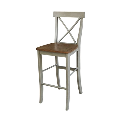 30" X Back Barstool - International Concepts 9 30" X Back Barstool - International Concepts - Image 9