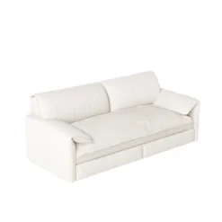 66" Velvet 3-in-1 Convertible Pull-Out Queen Sofa Bed With Side Storage & Wheels For Living Room, Bedroom, Apartment, Office -Baxton Studio Shop GUEST 4eb55bfc 9edc 48a5 8585 0af4dc5c2a9f