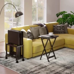 5pc Allen Snack Table Set Coffee - Winsome Wood -Baxton Studio Shop GUEST 4f75aea5 e76c 47f6 a9f5 51c1cfb8ff29