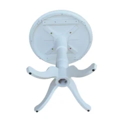 30" Round Top Pedestal Counter Table White – International Concepts -Baxton Studio Shop GUEST 4f7aab17 3bea 4e5b af53 a0dc91809ce1